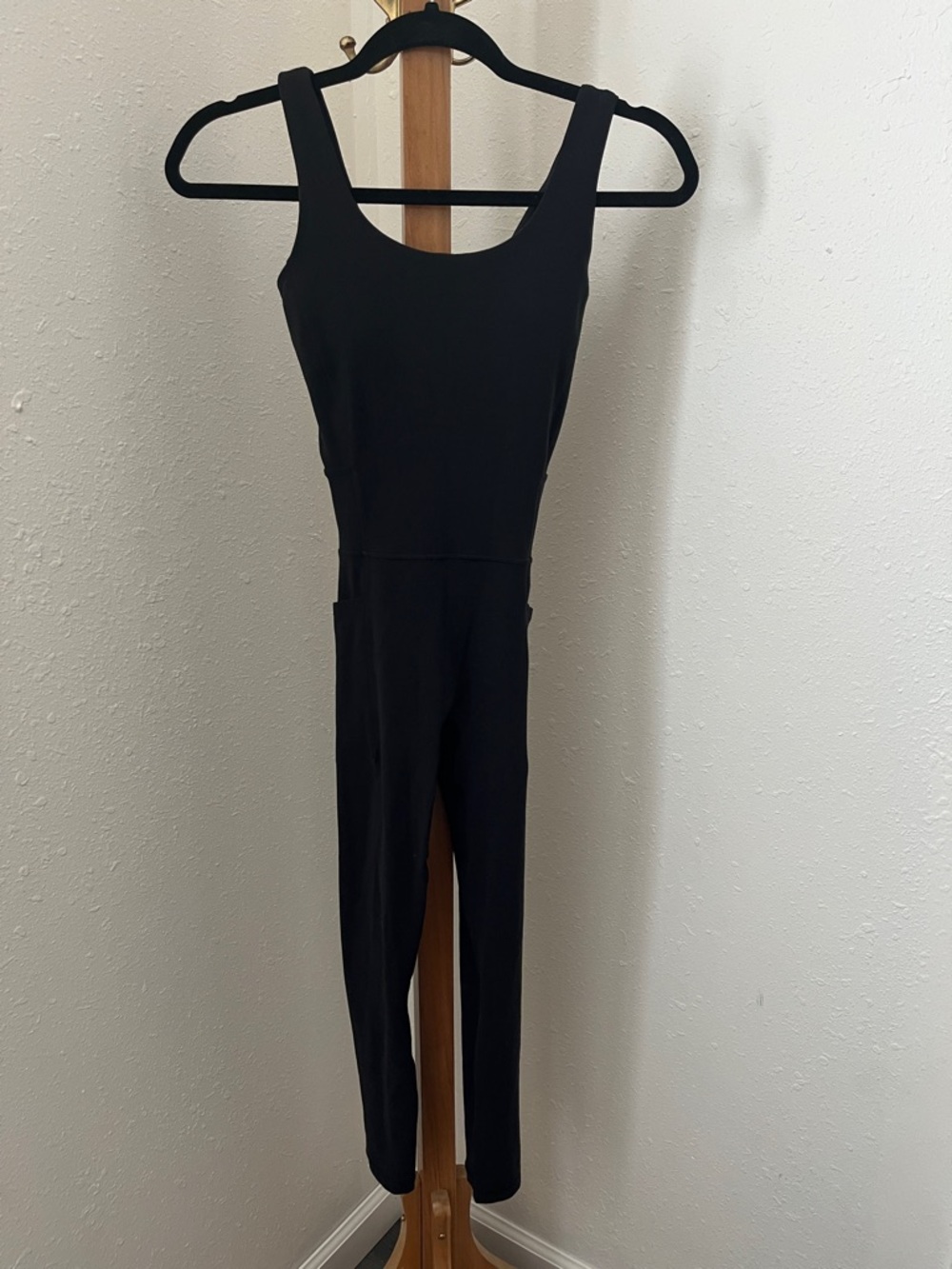 Black Athleta Women's Salutation Bodysuit